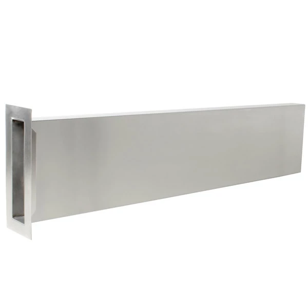 Regency Space Solutions Regency Stainless Steel Vent Duct For Conveyor Dishwashers - 72" 2 Regency Space Solutions Regency Stainless Steel Vent Duct For Conveyor Dishwashers - 72" - Image 2