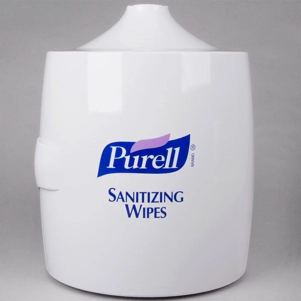 Purell® 9019-01 White Sanitizing Wipes Wall Dispenser 2 Purell® 9019-01 White Sanitizing Wipes Wall Dispenser - Image 2
