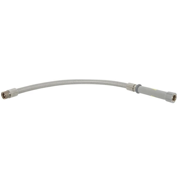 T&S Brass And Bronze Works T&S B-0024-H 24" Stainless Steel Flex Hose Assembly With Handle And Polyurethane Liner 2 T&S Brass And Bronze Works T&S B-0024-H 24" Stainless Steel Flex Hose Assembly With Handle And Polyurethane Liner - Image 2