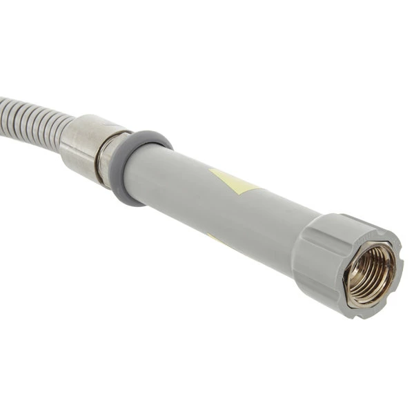 T&S Brass And Bronze Works T&S B-0024-H 24" Stainless Steel Flex Hose Assembly With Handle And Polyurethane Liner 4 T&S Brass And Bronze Works T&S B-0024-H 24" Stainless Steel Flex Hose Assembly With Handle And Polyurethane Liner - Image 4