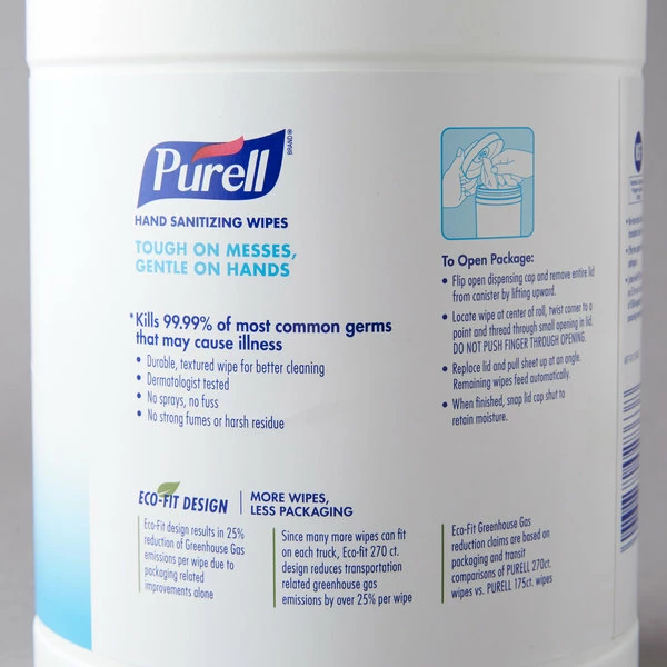 Purell® 9113-06 270 Count Hand Sanitizing Wipes 6 Purell® 9113-06 270 Count Hand Sanitizing Wipes - Image 6