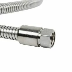 T&S Brass And Bronze Works T&S B-0050-H 50" Stainless Steel Flex Hose With Gray Handle And Polyurethane Liner -J&H Supply Co store 1580107