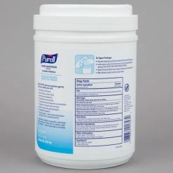 Purell® 9031-06 Alcohol Formulation Sanitizing Wipes 175 Count Canister 8 Purell® 9031-06 Alcohol Formulation Sanitizing Wipes 175 Count Canister -J&H Supply Co store 1603007