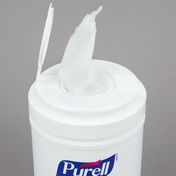 Purell® 9031-06 Alcohol Formulation Sanitizing Wipes 175 Count Canister 5 Purell® 9031-06 Alcohol Formulation Sanitizing Wipes 175 Count Canister - Image 5