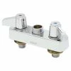 T&S Brass And Bronze Works Equip By T&S 5F-4CLX00 Deck Mounted Swivel Workboard Faucet With 4" Centers - ADA Compliant