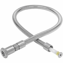 T&S Brass And Bronze Works Eversteel By T&S S-0044-H2A Stainless Steel 44" Flexible Hose