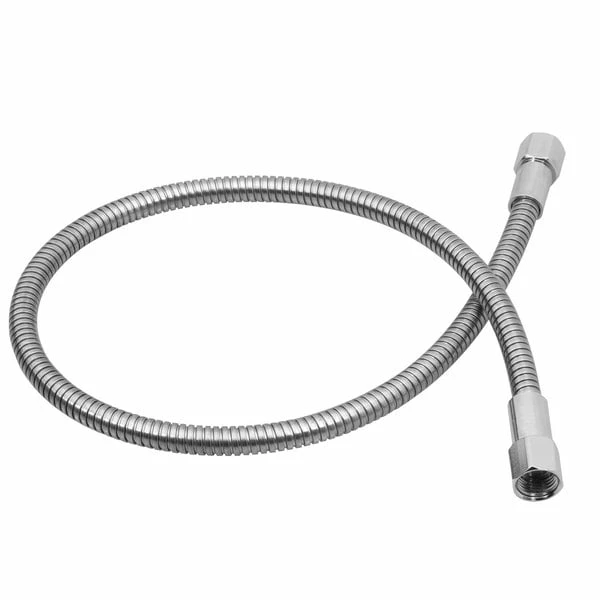 T&S Brass And Bronze Works T&S 013E-36H 36" Stainless Steel Flex Hose With 7/16" ID Connections 1 T&S Brass And Bronze Works T&S 013E-36H 36" Stainless Steel Flex Hose With 7/16" ID Connections