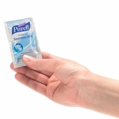 Purell® 9025-12 Cottony Soft Sanitizing Wipes 40 Count Self-Dispensing Display Box - 12/Case -J&H Supply Co store 730946