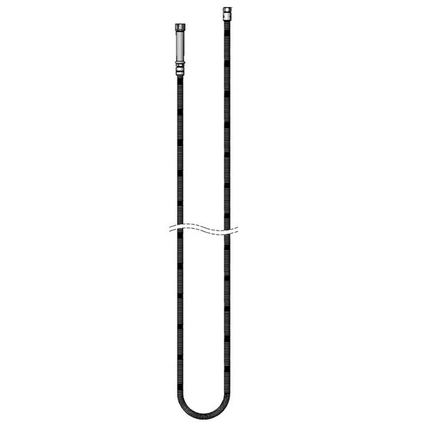 T&S Brass And Bronze Works T&S B-0144-H 144" Stainless Steel Flex Hose With Gray Handle 1 T&S Brass And Bronze Works T&S B-0144-H 144" Stainless Steel Flex Hose With Gray Handle