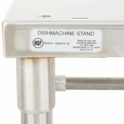 Jackson M24STND-18 Undercounter Dish Machine Stand - 18" -J&H Supply Co store 768185