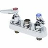 T&S Brass And Bronze Works T&S B-1110-LN Deck Mounted Workboard Base Faucet With 4" Centers