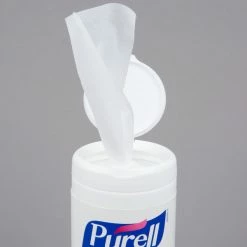 Purell® 9111-12 Sanitizing Wipes 100 Count Canister -J&H Supply Co store 970028
